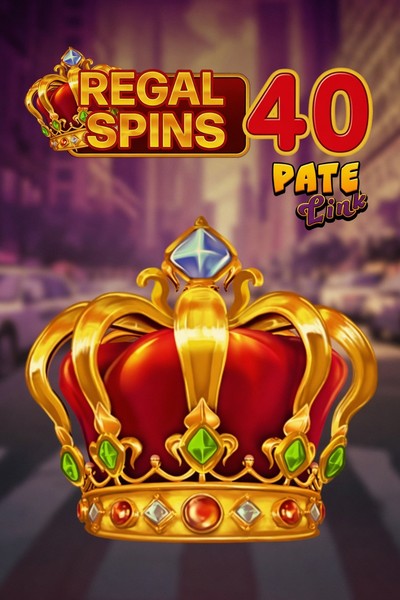 Kruunu ja linkki kannessa Regal Spins 40 Pate Link