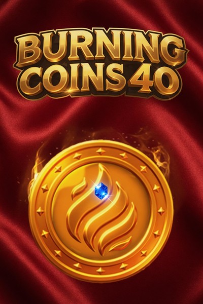 Palavat metallikolikkokuvat Casinovassa, peli Burning Coins 40